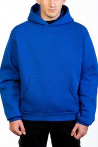 Felpa Hoodie Blue Royal "Journey Line"