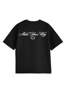 T-shirt Oversize Black "By Dreamers For Dreamers"
