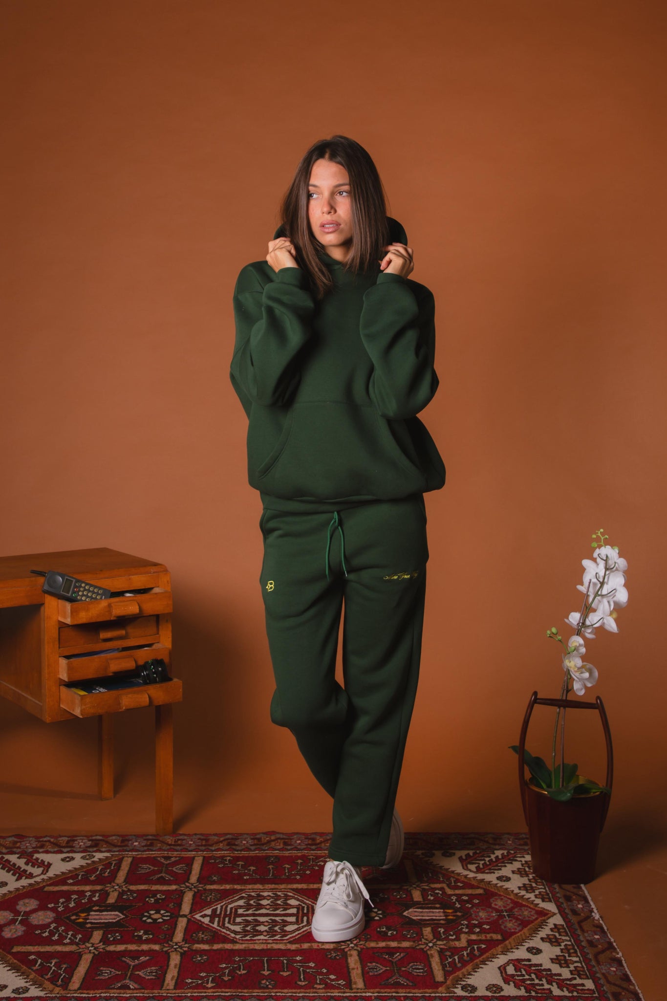 Matching tracksuit Green "By dreamers for dreamers"