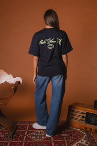 T-shirt Oversize Blue "By Dreamers For Dreamers"