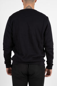 Felpa Crewneck Black "Essential"