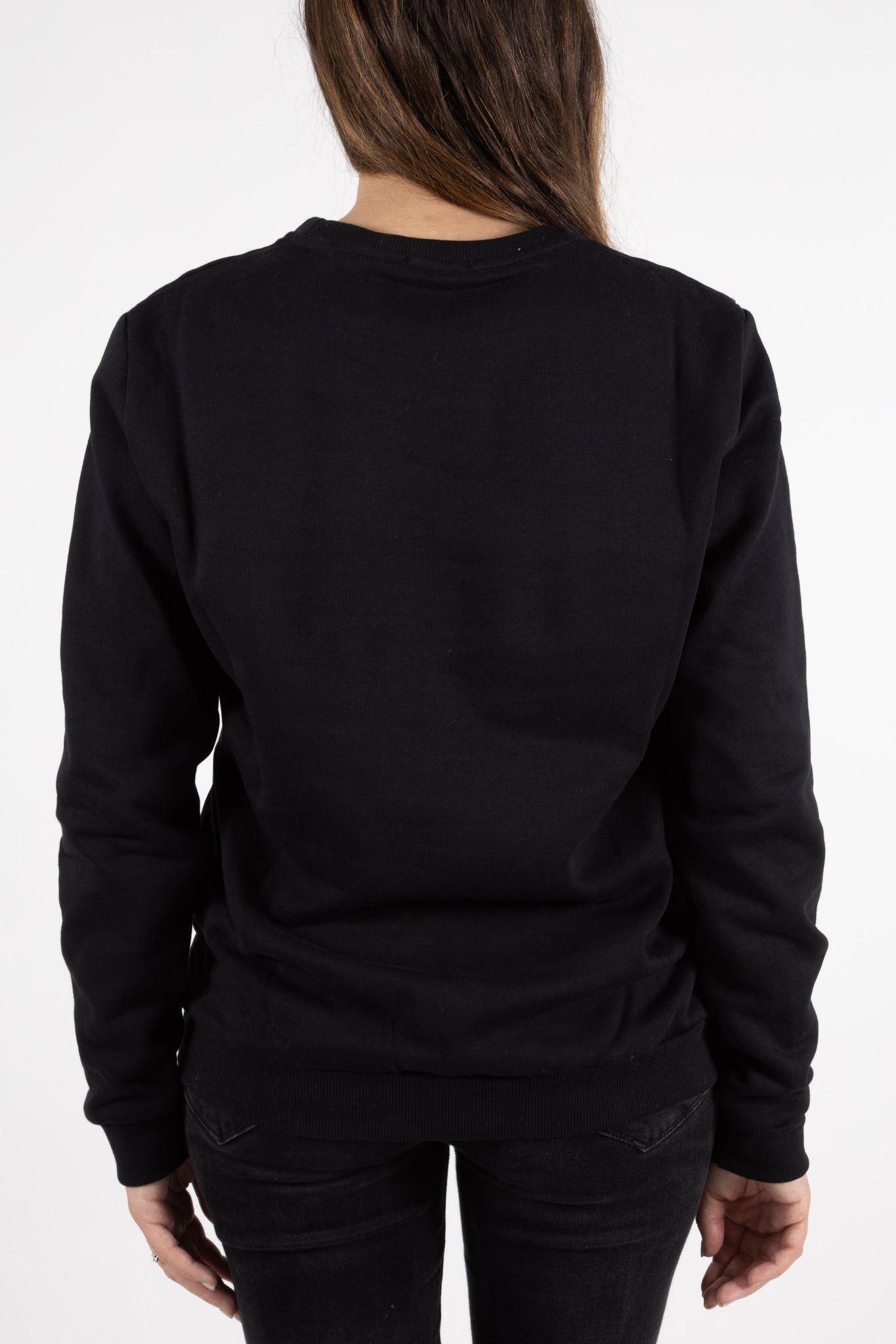 Felpa Crewneck Black "Essential"