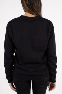 Felpa Crewneck Black "Essential"