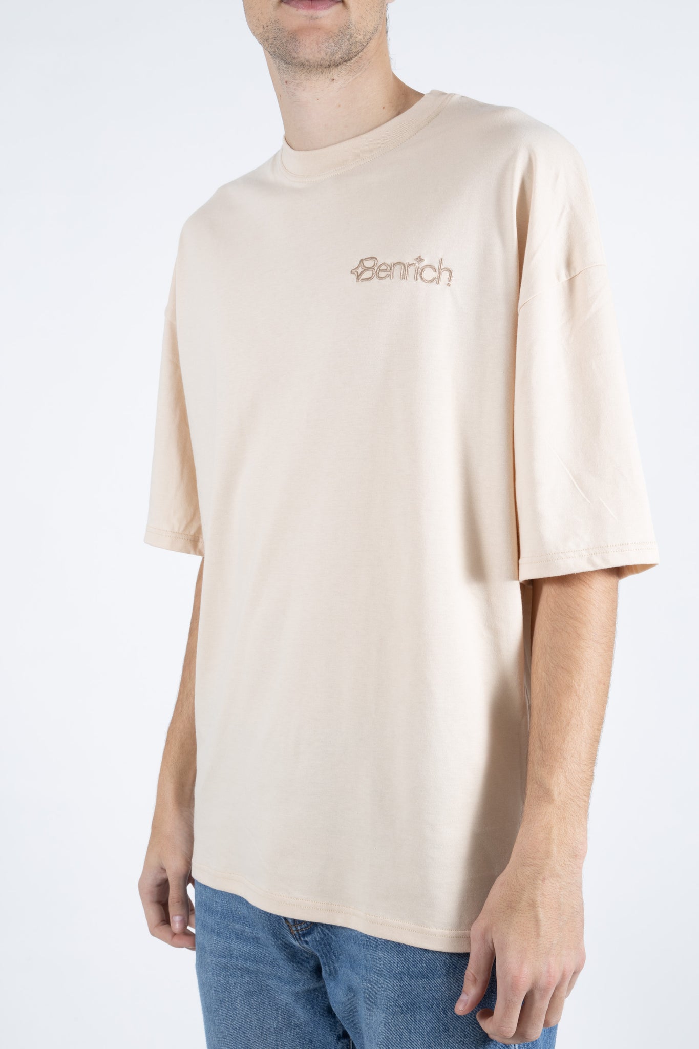 T-shirt Oversize Beige "Essential"