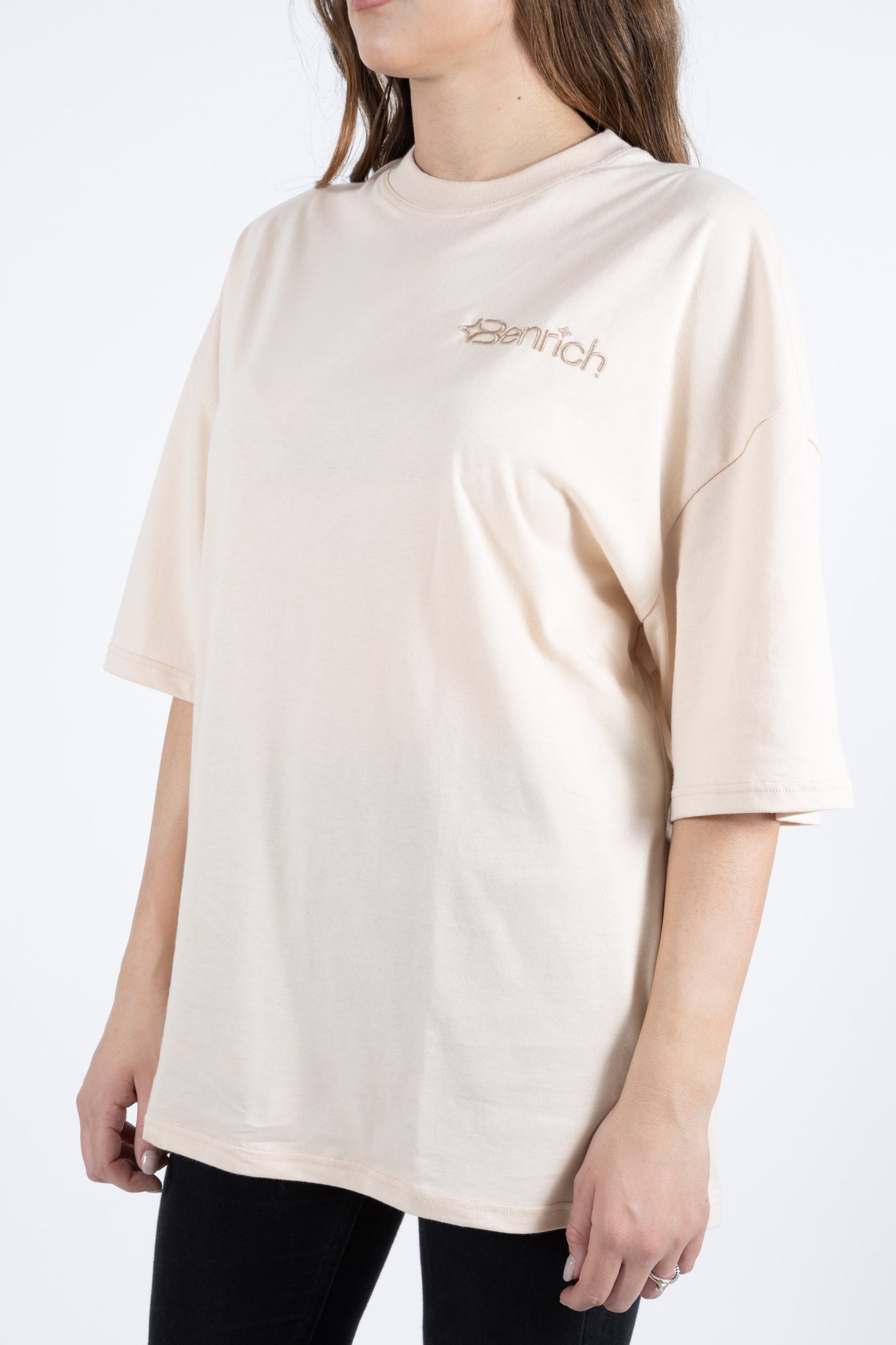 T-shirt Oversize Beige "Essential"