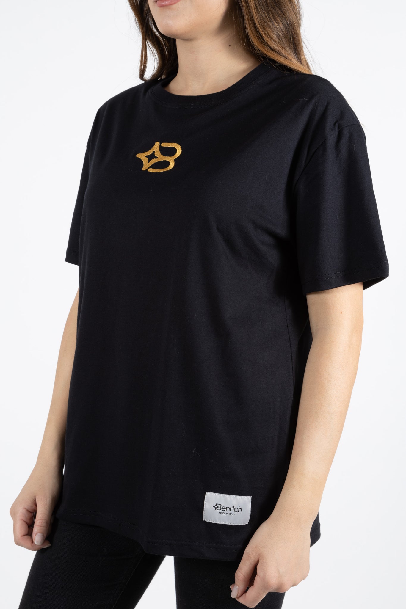 T-shirt regular fit Black "Essential"